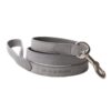 Grijze Leren Hondenriem Mutts & Hounds