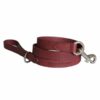 Rode Leren Hondenriem van Mutts & Hounds