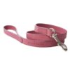 Roze Leren Hondenriem Mutts & Hounds