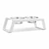 Moderne Hondenvoerbak Desco wit