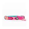 Leren hondenhalsband roze puppy 3.0