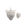 Hondenhanger Leopard Zilver