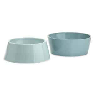 Hondenvoerbak blauw doppio set miacara