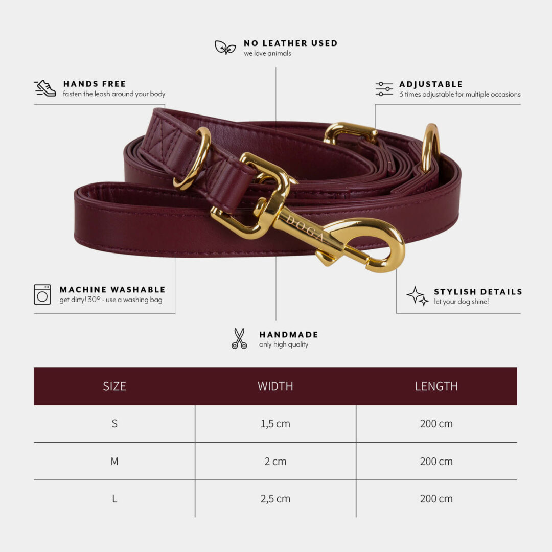 Long Leash bordeaux
