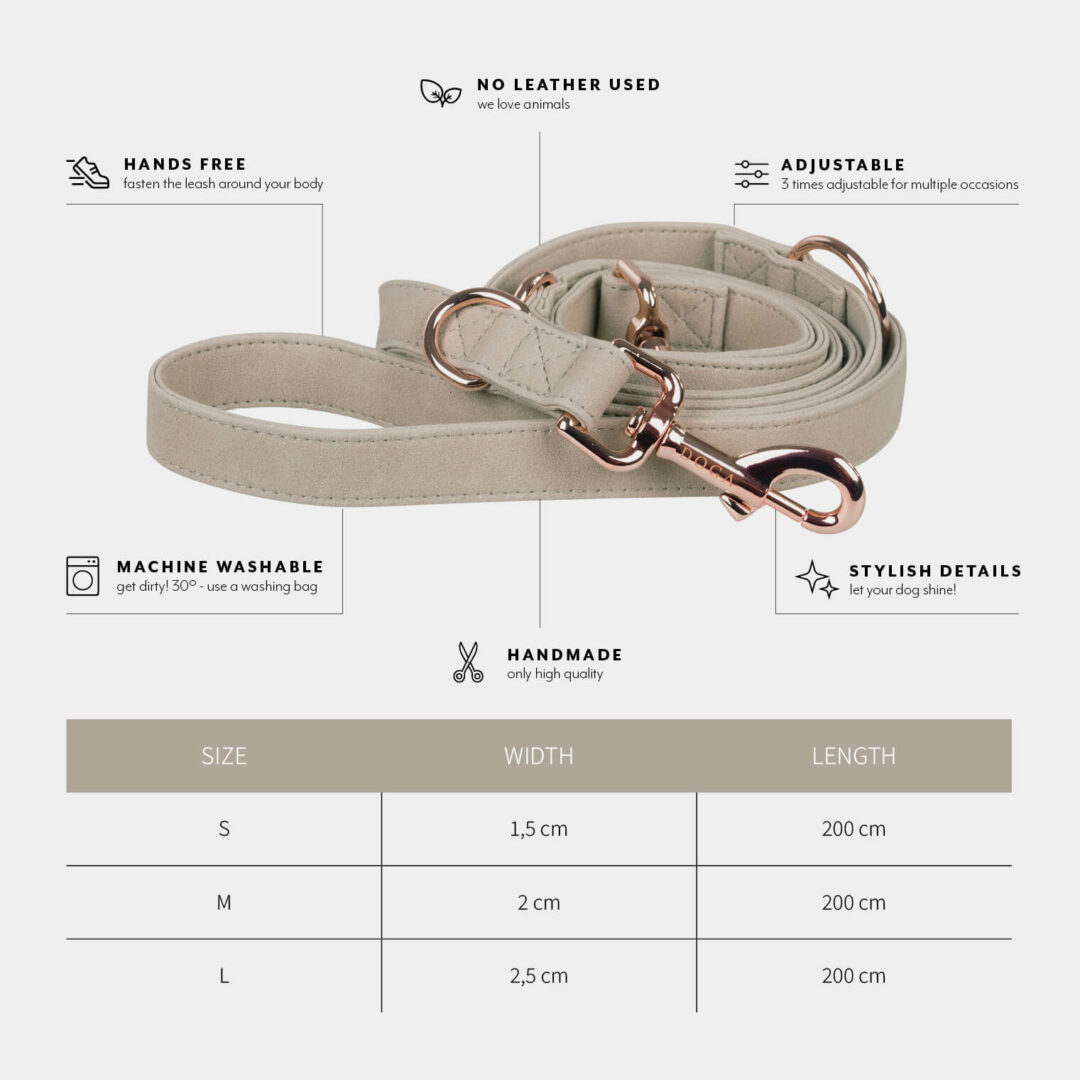 Long Leash stone grey