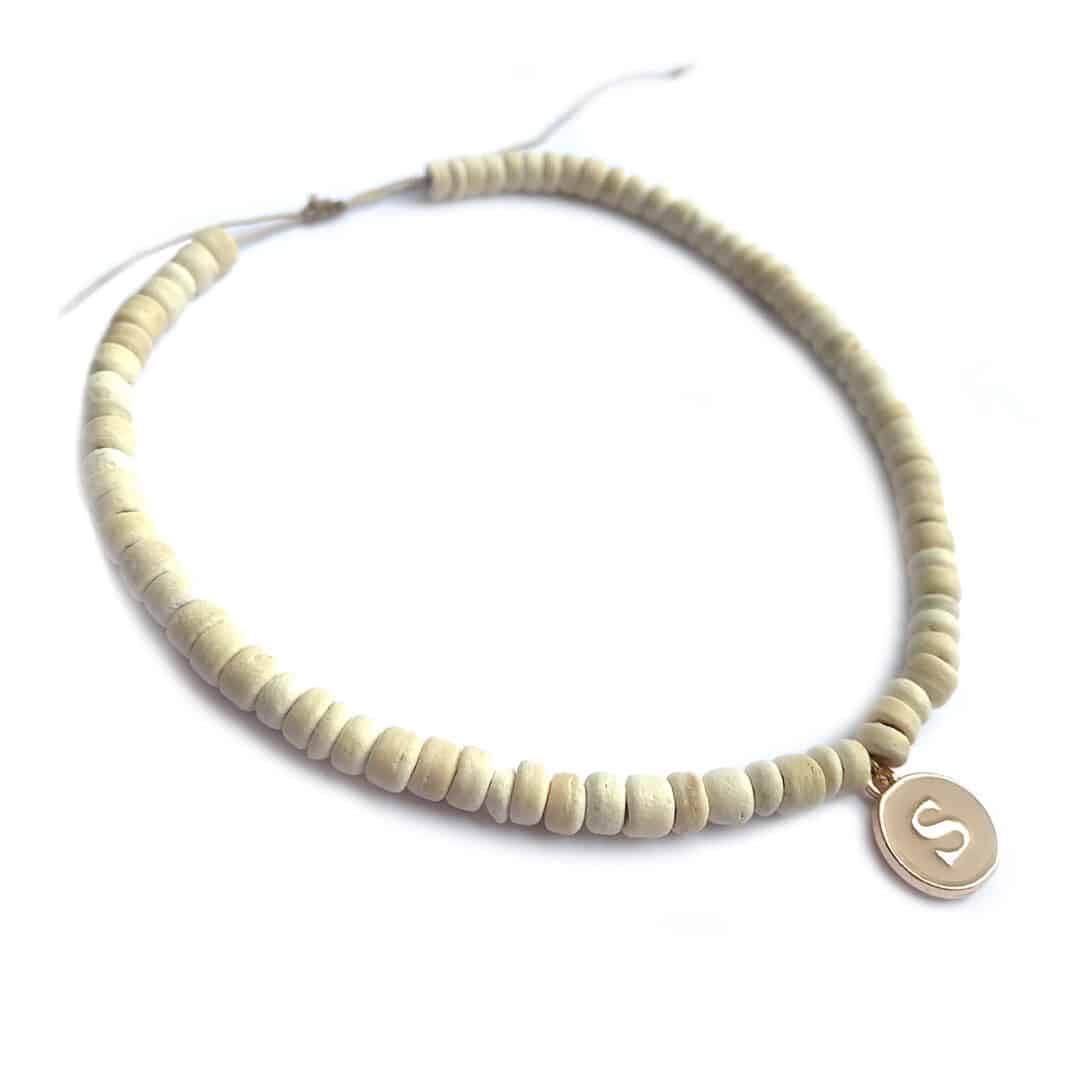 Hondenketting coco intitial doga kralen