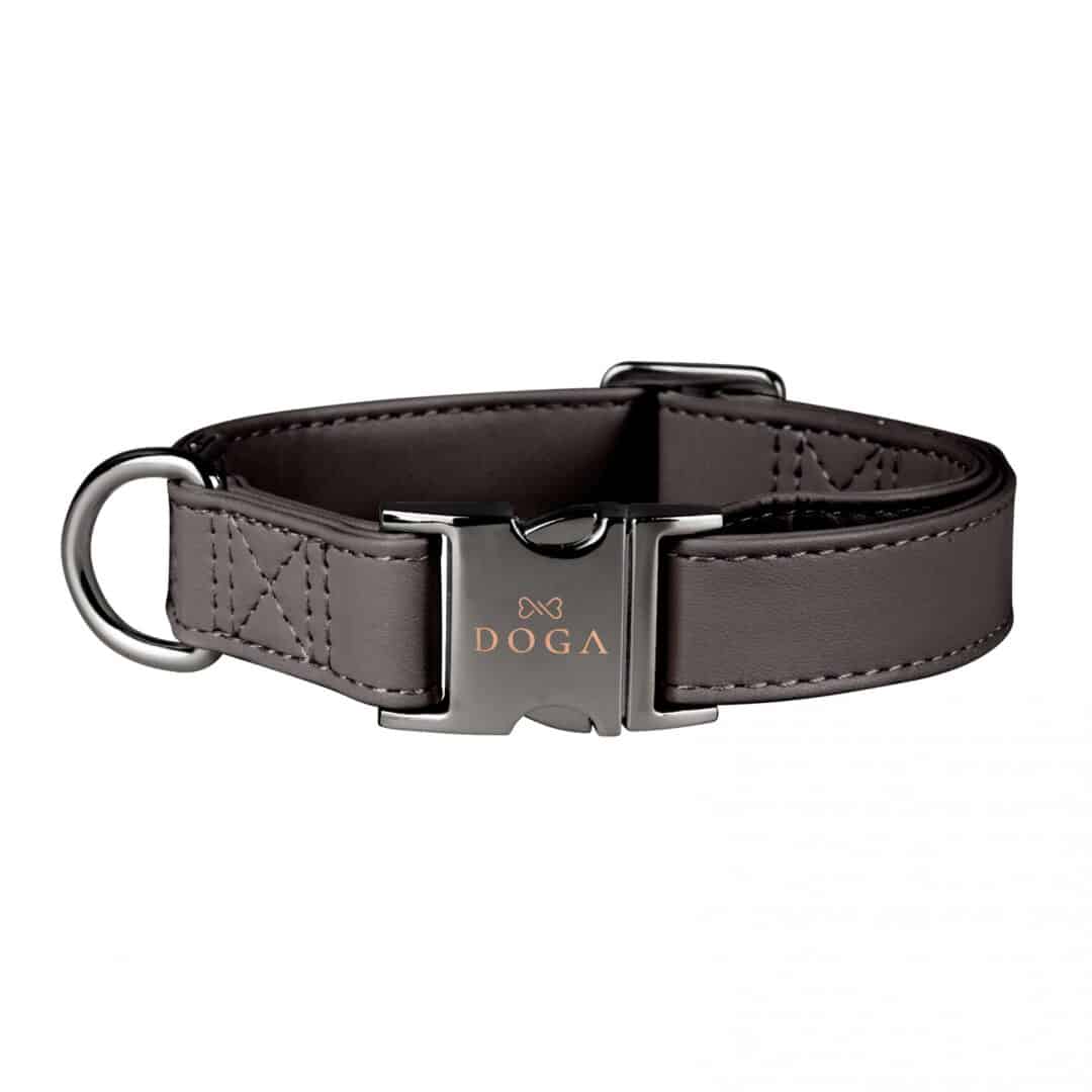DOGA puppy halsband Gun Grijs