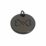 hondenpenning zwart gun black