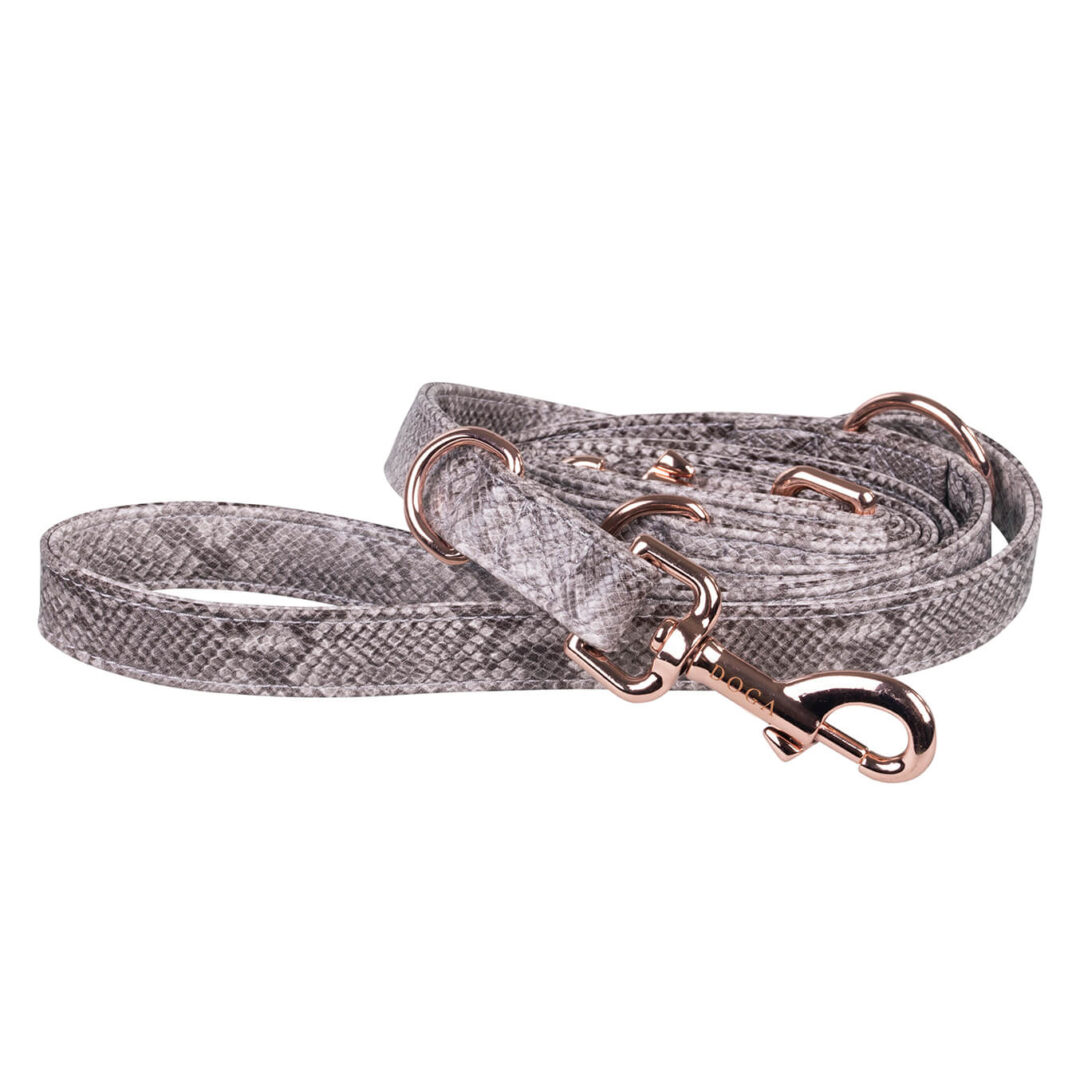 Hondenriem met slangenprint Royal Snake
