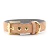 Leren hondenhalsband Sea Salt & Coral Dogahaves
