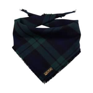 Luxe honden bandana mossy tartan