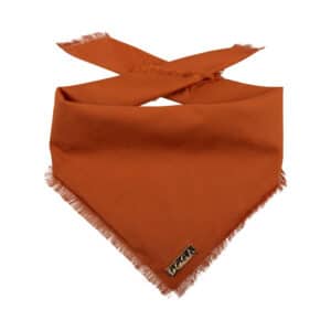 Luxe hondenbandana Voile Cognac