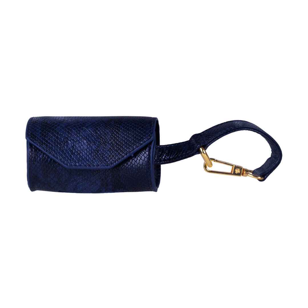 Luxe poepzakhouder royal Blue met goud DOGA