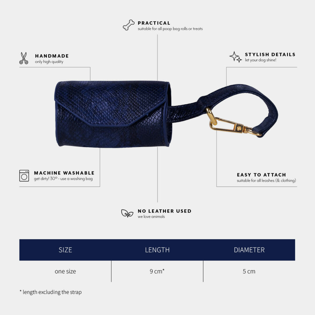 Poopy bag dispencer royal blue