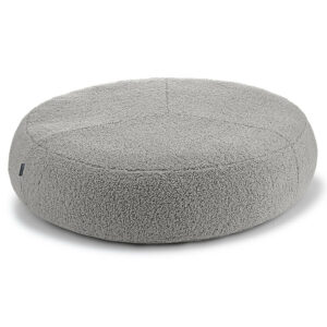 senso poef grijs teddystof